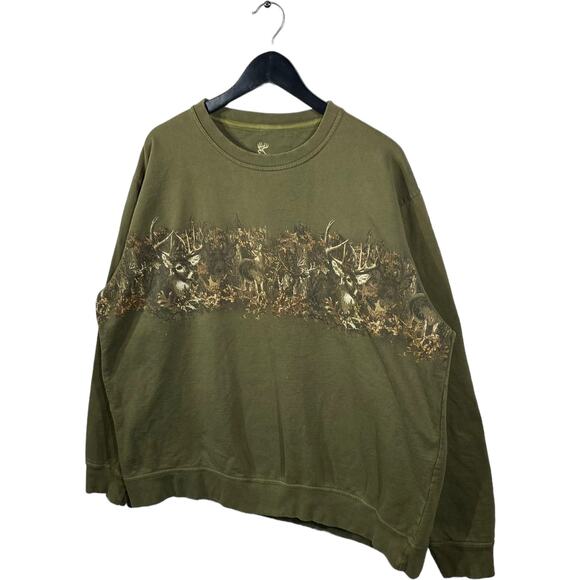 North River Deer Pattern Crewneck - Picture 4 of 7